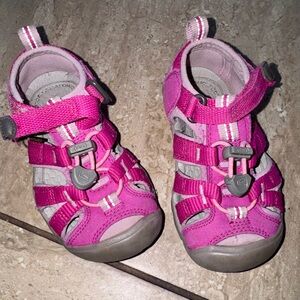 Kids Pink Keen Washable Sandals